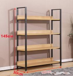 Стеллаж торговый односторонний деревянно-металлический (арт. 25-19080272)