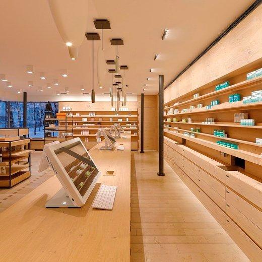 Мебель для аптеки из дерева с практичным дизайном (арт. 25-19080279)