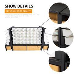 Стеллаж для снэков из стали и дерева для магазина (арт. 25-19080295)