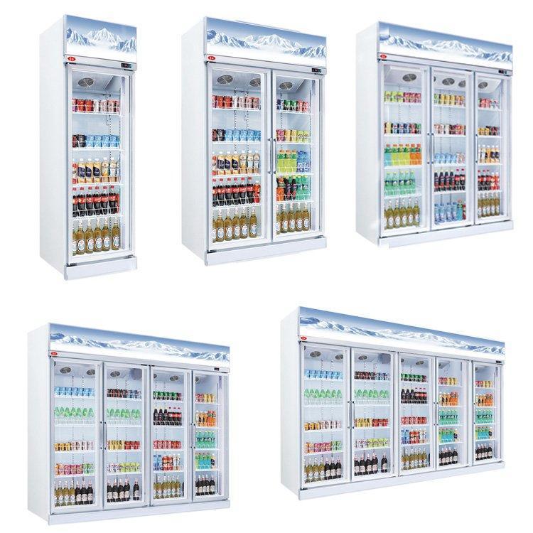 Холодильная витрина со стеклянной дверью из нержавеющей стали (арт. 25-19080306)