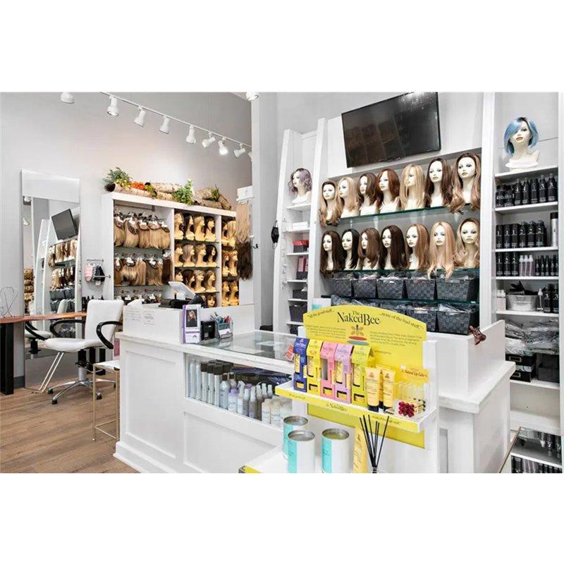 Стеллаж для париков роскошный с полками для магазина (арт. 25-19080315)