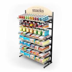 Стеллаж для дисплея из металлической сетки для продуктов (арт. 25-19080316)