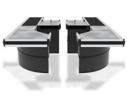 Кассовый стол для супермаркета современный дизайн (арт. 25-19080318)