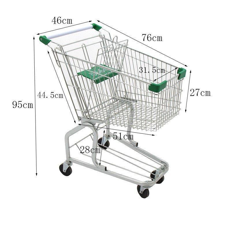 Тележка для покупок супермаркета прочная американская (арт. 25-19080320)