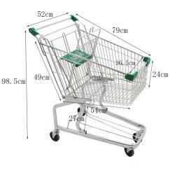 Тележка для покупок супермаркета прочная американская (арт. 25-19080320)