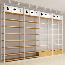 Стеллаж для магазина с полками Miniso, коммерческий дизайн (арт. 25-19080330)