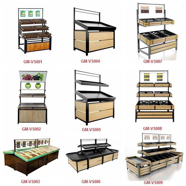 Стеллаж для фруктов и овощей деревянный супермаркет (арт. 25-19080363)