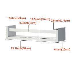 Полка настенная деревянная белая для детской комнаты (арт. 25-19080365)
