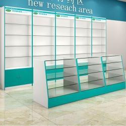 Витрина стеклянная для табака и кальянов с деревом (арт. 25-19080366)