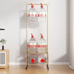 Стойка для одежды с корзиной и перекладинами, 3 уровня (арт. 25-19080400)