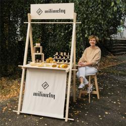 Стойка для ремесленных ярмарок из дерева, многоразовая (арт. 25-19080403)