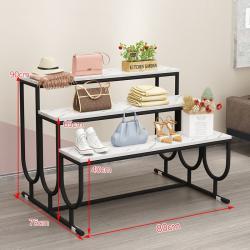 Стойка для обуви и сумок металлическая многоуровневая (арт. 25-19080406)