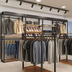 Стойка для одежды мужская универсальная для магазина (арт. 25-19080415)