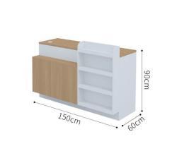 Кассовый прилавок с полками для табака и алкоголя (арт. 25-19080417)