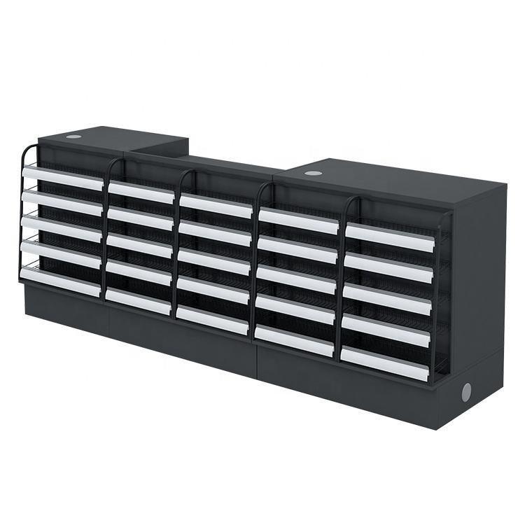 Стол кассовый с полками для магазина и кассой (арт. 25-19080430)