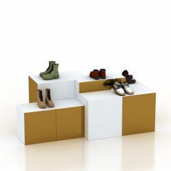 Стойка для обуви модульная деревянная с подсветкой (арт. 25-19080445)