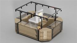 Выставочный стенд для ювелирных изделий с баннером и полом (арт. 25-19080452)