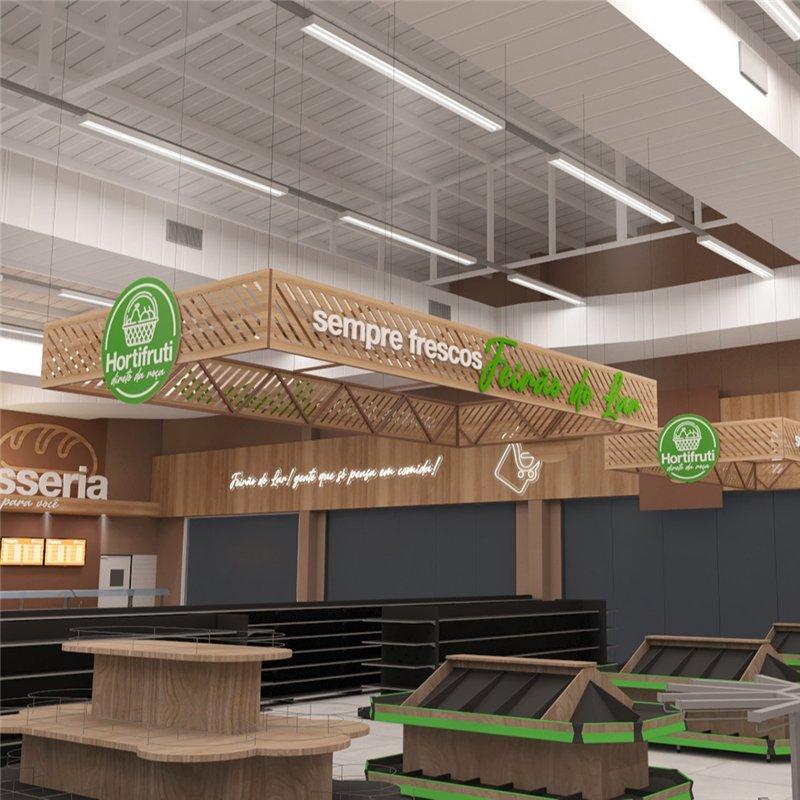 Полка для мини-супермаркета с новым дизайном и кастомным корпусом (арт. 25-19080454)