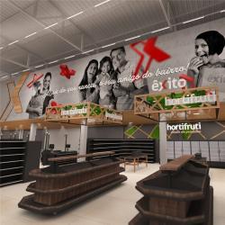 Стеллажи для супермаркета современные полочные системы (арт. 25-19080455)