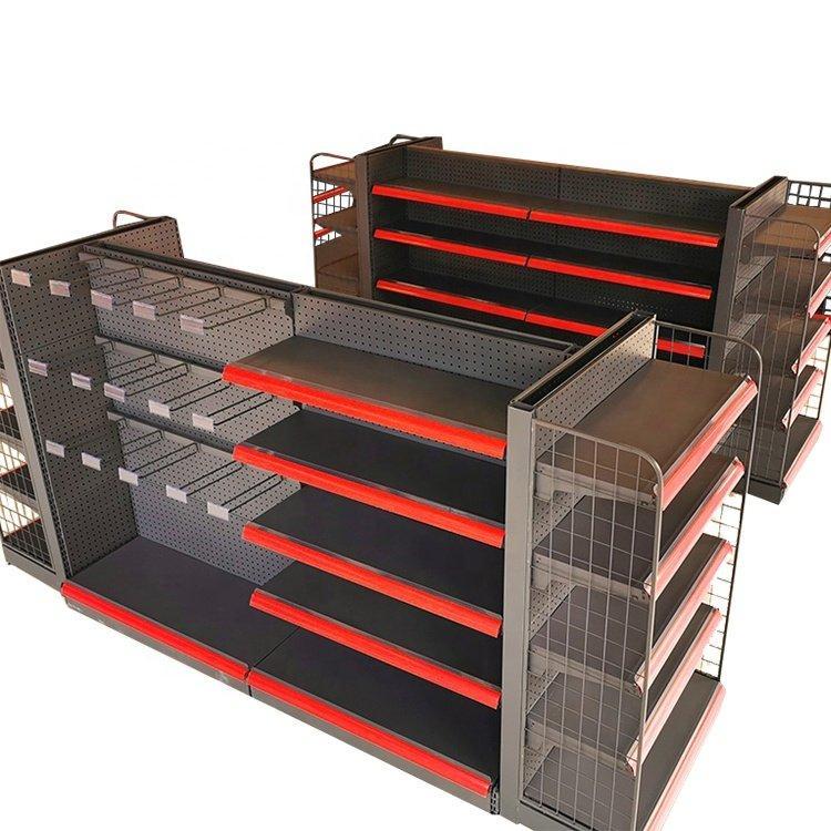 Стеллаж торговый железный односторонний двусторонний нержавеющий (арт. 25-19080468)