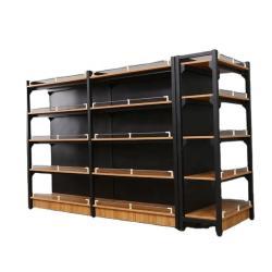 Стеллаж торговый двухсторонний из нержавеющей стали (арт. 25-19080471)