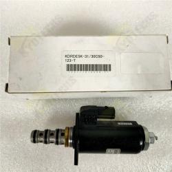 Клапан электромагнитный для экскаватора Kobelco SK200-8 SK300-8 (арт. 25-19080737)