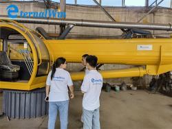 Кран палубный телескопический гидравлический грузовой судовой (арт. 25-19080974)