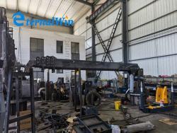 Кран палубный телескопический гидравлический с кабиной (арт. 25-19080998)