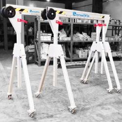 Передвижная складная алюминиевая кран-балка 1-5Т (арт. 25-19081321)