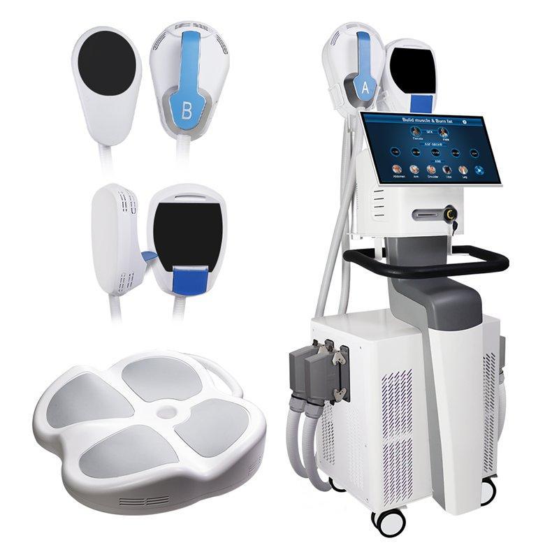 ЭМС стимулятор мышц 4 ручки RF 7 Тесла для похудения (арт. 25-19081548)