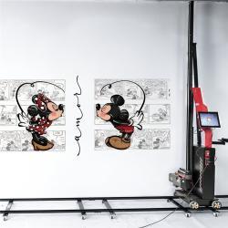 Вертикальный 3D UV принтер для стен, легкий в использовании (арт. 25-19082155)