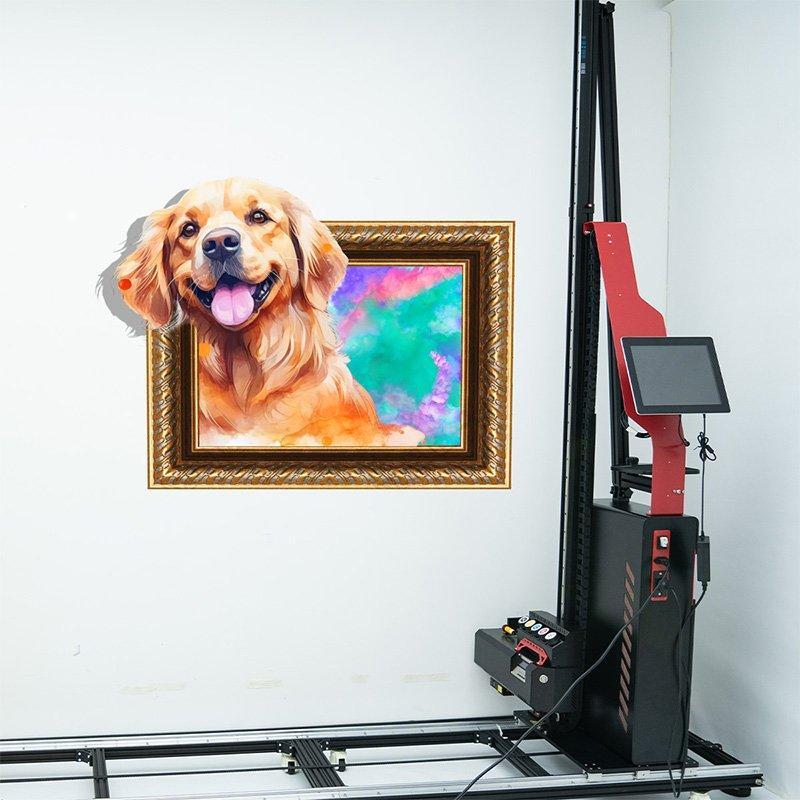 Принтер для стен 3D UV вертикальный 5 цветов CYMK M (арт. 25-19082177)