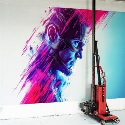 Принтер для печати UV на стенах и полу, новая модель (арт. 25-19082228)