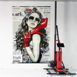 Принтер 2 в 1 настенный и напольный UV 3D CMYK+W (арт. 25-19082229)