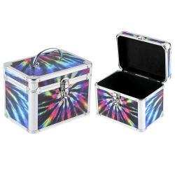 Кейс для макияжа алюминиевый портативный легкий (арт. 25-19082502)