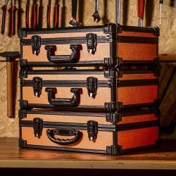 Кейс для инструментов алюминиевый с разделителями прочный (арт. 25-19082657)