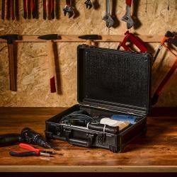 Кейс для инструментов алюминиевый с пеной и ручкой (арт. 25-19082722)