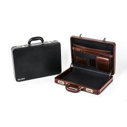 Портфель кожаный мужской с отделениями прочный (арт. 25-19082806)