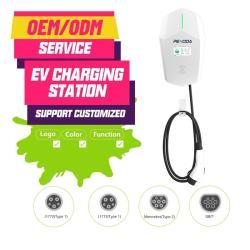 Станция зарядки для электромобилей 7кВт 1 фаза RFID Type 2 (арт. 25-19082931)