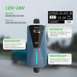 Зарядная станция 7KW 32A Type 2a Dual Head 5m EVSE 11KW 3 фазы (арт. 25-19082985)