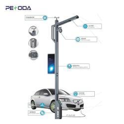 Умный уличный фонарь с зарядкой для авто и WiFi камерой (арт. 25-19083066)