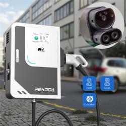 Зарядное устройство для электромобилей 30КВт настенное CCS2 Chademo 5м (арт. 25-19083074)