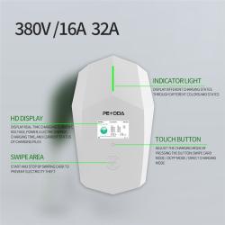 Зарядная станция для электромобилей 22кВт WiFi 4G (арт. 25-19083080)