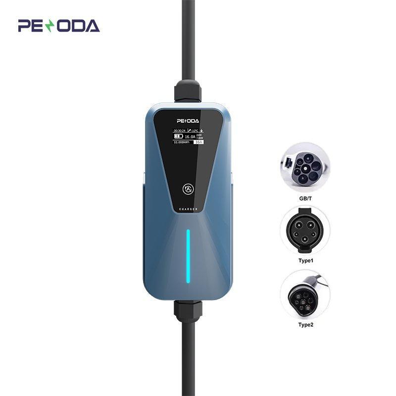 Адаптер для зарядки электромобилей 10-32A 11кВт 5м (арт. 25-19083101)