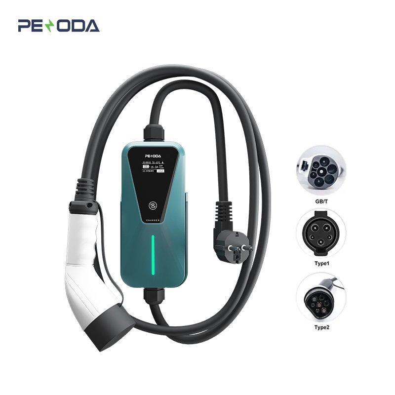 Зарядное устройство для авто 7кВт 16A 32A Type 1/2 портативное (арт. 25-19083187)