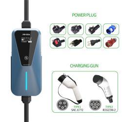 Зарядное устройство для электромобилей 7KW 32A Type 2 с LED индикатором (арт. 25-19083196)