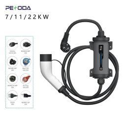 Зарядное устройство 32A 7кВт J1772 Type 1 портативное (арт. 25-19083203)