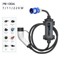 Зарядное устройство для электромобилей 32A 22kW портативное (арт. 25-19083209)