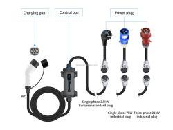 Станция зарядки EV 32A настенная 3.5/7/11/22кВт Chademo/GB (арт. 25-19083340)