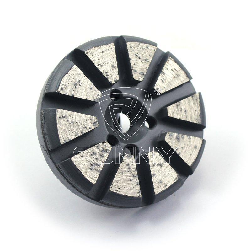 Шлифовальная пластина магнитная с 3 алмазами для бетона (арт. 25-19083365)